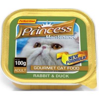 Princess Pate Cat τροφή γάτας  ( κουνέλι, πάπια ) 100gr