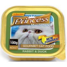 Princess Pate Cat τροφή γάτας  ( κουνέλι, πάπια ) 100gr