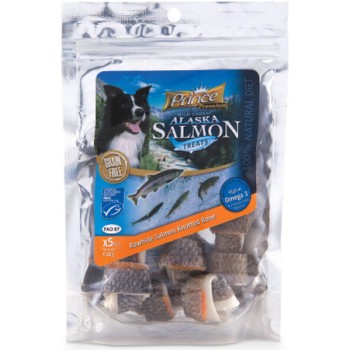 Prince Rawhide σνακ σολομού Knotted Bone 65gr x 5psc Prince Rawhide σνακ σολομού Knotted Bone 65gr x 5psc