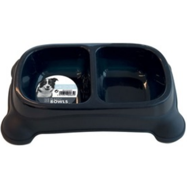 m-pets διπλό πλαστικό μπολ (2x950ml) m-pets διπλό πλαστικό μπολ (2x950ml)