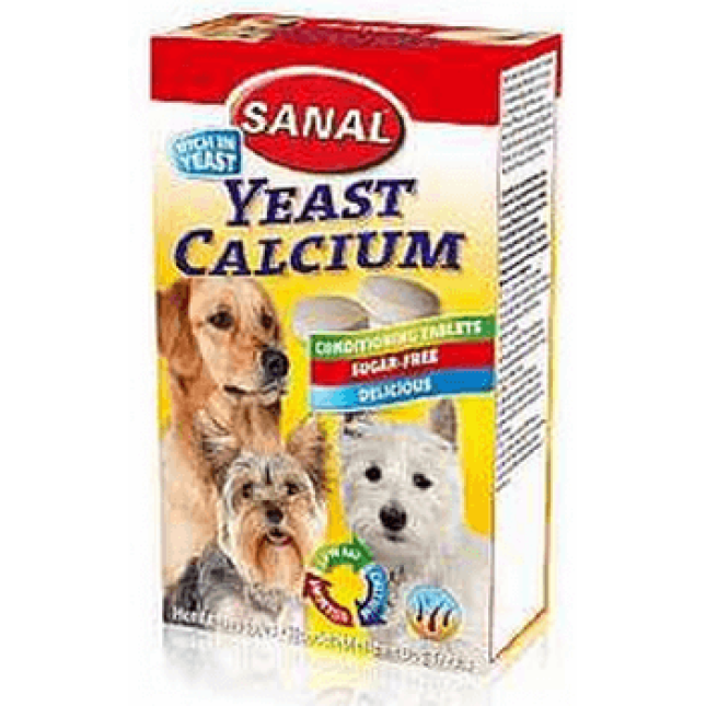 Sanal yeast ταμπλέτες ασβεστίου Sanal yeast ταμπλέτες ασβεστίου