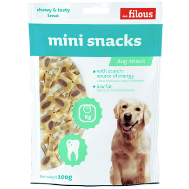 Les filous mini snacks με άμυλο & ασβέστιο Les filous mini snacks με άμυλο & ασβέστιο
