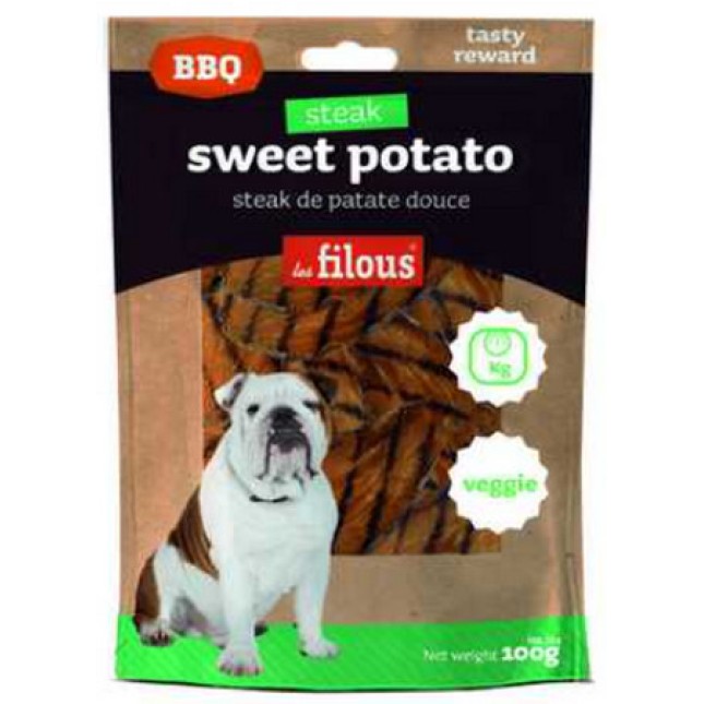 Les Filous steak γλυκοπατάτας μια νόστιμη ανταμοιβή για σκύλους Les Filous steak γλυκοπατάτας μια νόστιμη ανταμοιβή για σκύλους