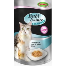 Bubimex Bubi Nature τροφή για στειρωμένες γάτες με κοτόπουλο 70gr