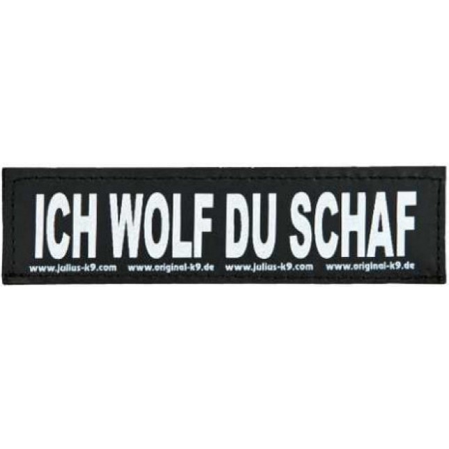 Julius-K9 αυτοκόλλητο velcro s ICH WOLF DU SCHAF Julius-K9 αυτοκόλλητο velcro s ICH WOLF DU SCHAF