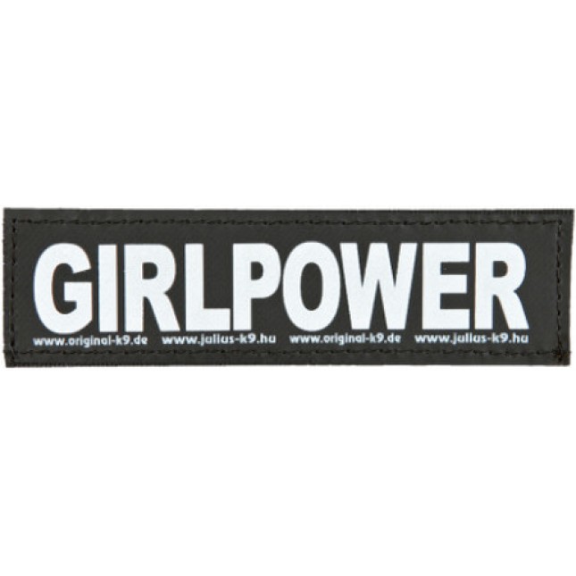 Julius-K9 αυτοκόλλητο velcro (2) GIRLPOWER Julius-K9 αυτοκόλλητο velcro (2) GIRLPOWER
