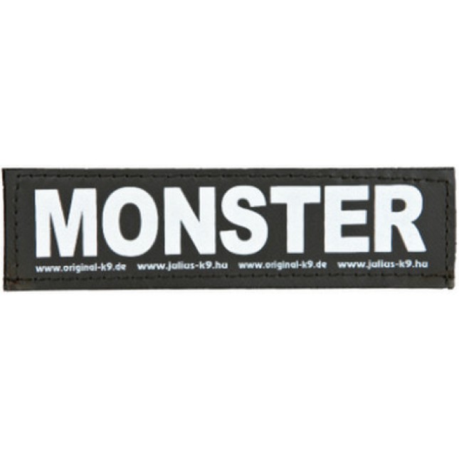 Julius-K9 αυτοκόλλητο velcro 2τμχ MONSTER Julius-K9 αυτοκόλλητο velcro 2τμχ MONSTER