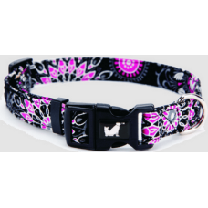 Petler περιλαίμιο Flowery black D small Petler περιλαίμιο Flowery black D small