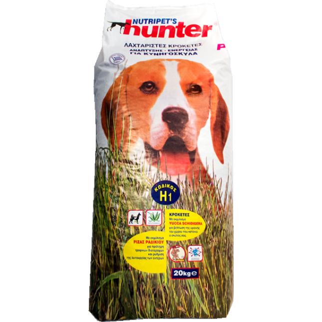 nutripet's σκυλοτροφή hunter η1 23/14 20kg nutripet's σκυλοτροφή hunter η1 23/14 20kg