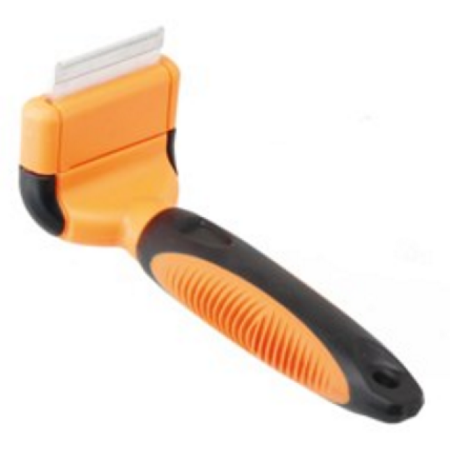 camon χτένα με ξυράφι shedding tool x3 turn & twist to use