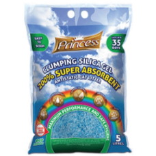 Princess άμμος γάτας Clumping Silica πράσινη 5lt Princess άμμος γάτας Clumping Silica πράσινη 5lt