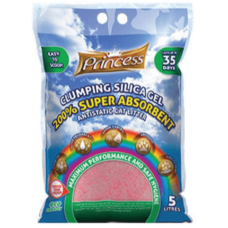 Princess άμμος γάτας Clumping Silica ροζ 5lt Princess άμμος γάτας Clumping Silica ροζ 5lt