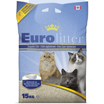 Eurolitter άμμος μπετονίτης λεβάντα 15kg Eurolitter άμμος μπετονίτης λεβάντα 15kg