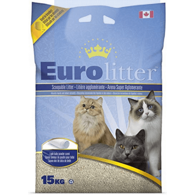 Eurolitter άμμος μπετονίτης λεβάντα 15kg Eurolitter άμμος μπετονίτης λεβάντα 15kg