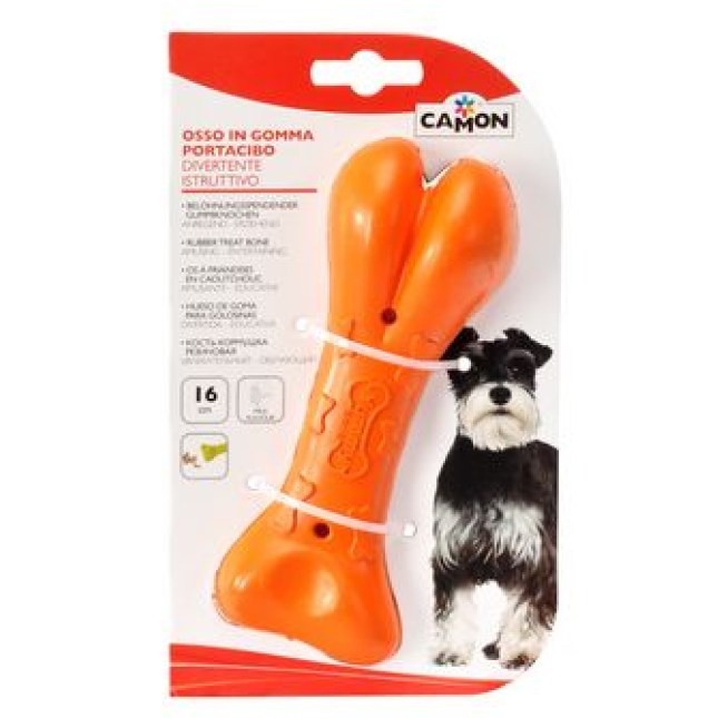 camon παιχνίδι ελαστικό gioc.gomma-yummybone 16cm camon παιχνίδι ελαστικό gioc.gomma-yummybone 16cm