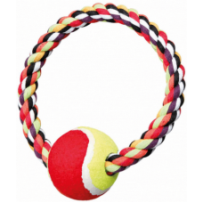 Τrixie παιχνίδι denta fun μπάλα με σχοινί 6cm/18cm Τrixie παιχνίδι denta fun μπάλα με σχοινί 6cm/18cm