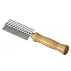 camon χτένα γάτας double cat comb *wood.hand