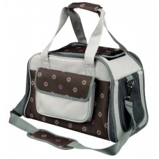 Trixie τσάντα μεταφοράς libby 25x27x42cm καφέ/γκρι
