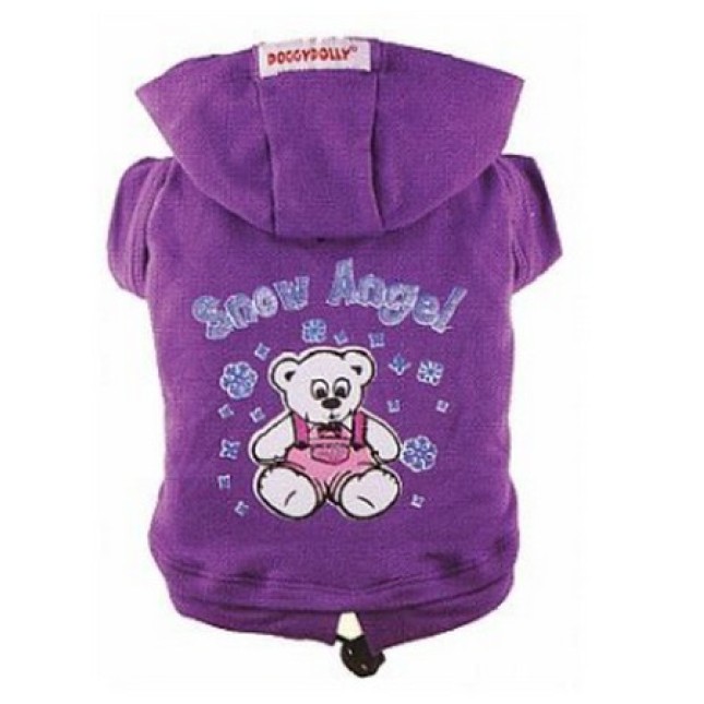 Doggy Dolly φούτερ μωβ snow angel W224 medium