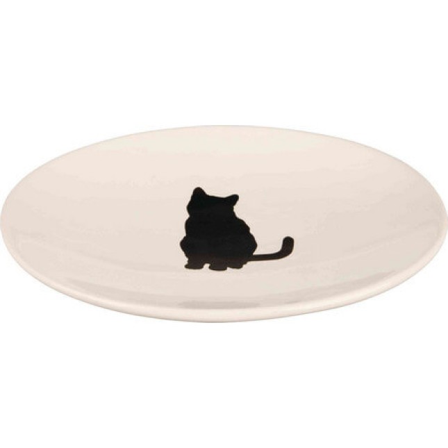 Trixie πιάτο κεραμικό γάτας 18x15cm άσπρο Trixie πιάτο κεραμικό γάτας 18x15cm άσπρο