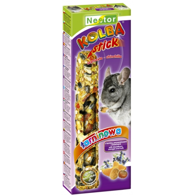 nestor στικ τσιντσιλά αγκάθι-πορτοκάλι 115gr nestor στικ τσιντσιλά αγκάθι-πορτοκάλι 115gr