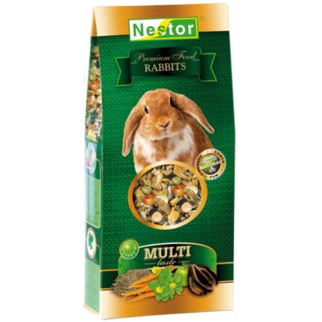 Nestor τροφή premium rabbit multi 230gr Nestor τροφή premium rabbit multi 230gr