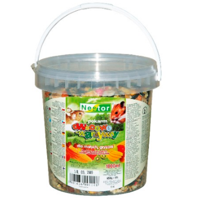 nestor τροφή για χάμστερ 1000ml nestor τροφή για χάμστερ 1000ml