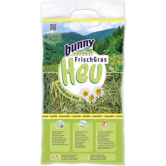 Bunny Nature φρέσκο χόρτο για κουνέλια και τρωκτικά με χαμομήλι 500gr Bunny Nature φρέσκο χόρτο για κουνέλια και τρωκτικά με χαμομήλι 500gr