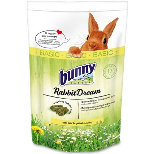 Bunny Nature Rabbit dream Πλήρης τροφή για κουνέλια νάνους από τον 6ο μήνα ηλικίας