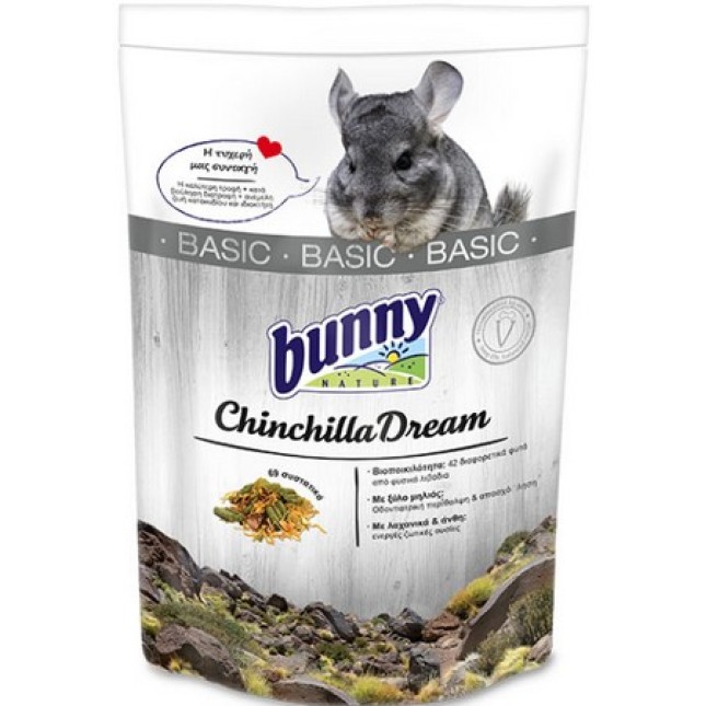 Bunny Nature dream basic Πλήρης τροφή για τσιντσιλά