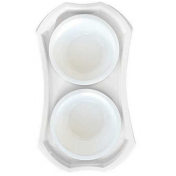 M-pets βάση μπεζ με 2 πίατα άσπρα - M - 2x500ml M-pets βάση μπεζ με 2 πίατα άσπρα - M - 2x500ml