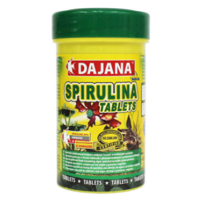 DajanaPet spirulina tablets 100ml/50gr DajanaPet spirulina tablets 100ml/50gr