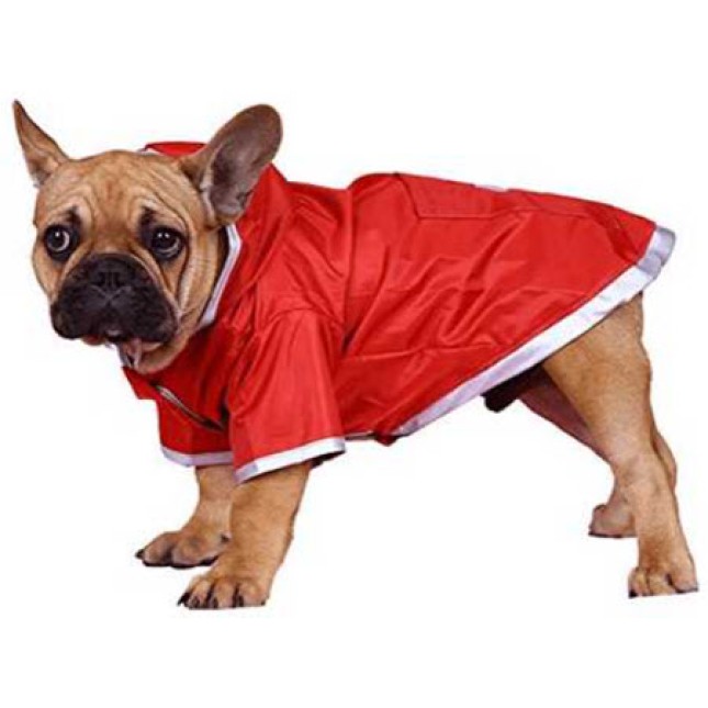 Doggy Dolly αδιάβροχο κόκκινο για να κρατάει τον σκύλο σας πάντα στεγνό