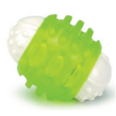 Beeztees rub giggle μπάλα ribsy dog 8cm πράσινο Beeztees rub giggle μπάλα ribsy dog 8cm πράσινο