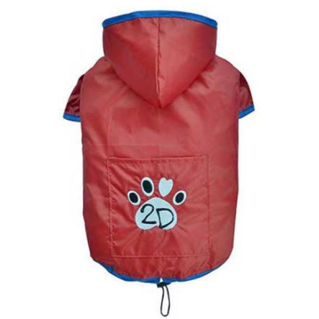 Doggy Dolly αδιάβροχο 2legs κόκκινο BD447 x-large Doggy Dolly αδιάβροχο 2legs κόκκινο BD447 x-large