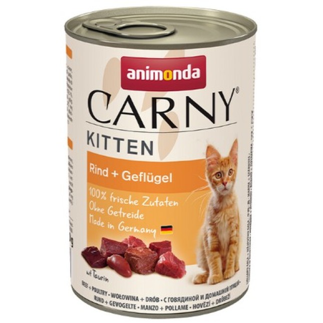 Animonda Carny Kitten / κονσέρβες διάφορων γεύσεων 400gr