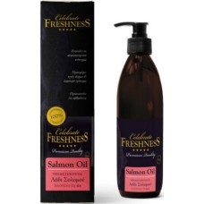 Celebrate Freshness Λάδι από Φρέσκο Σολομό Σκωτίας, χωρίς τη χρήση συντηρητικών, τεχνικές χρωστικές Celebrate Freshness Λάδι από Φρέσκο Σολομό Σκωτίας, χωρίς τη χρήση συντηρητικών, τεχνικές χρωστικές
