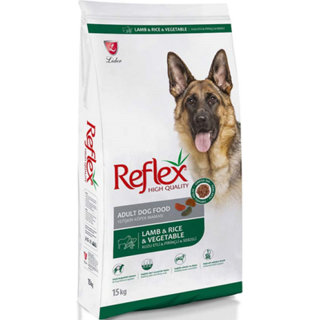 Lider Reflex τροφή για ενήλικες σκύλους (Αρνί, Ρύζι & Λαχανικά) Lider Reflex τροφή για ενήλικες σκύλους (Αρνί, Ρύζι & Λαχανικά)