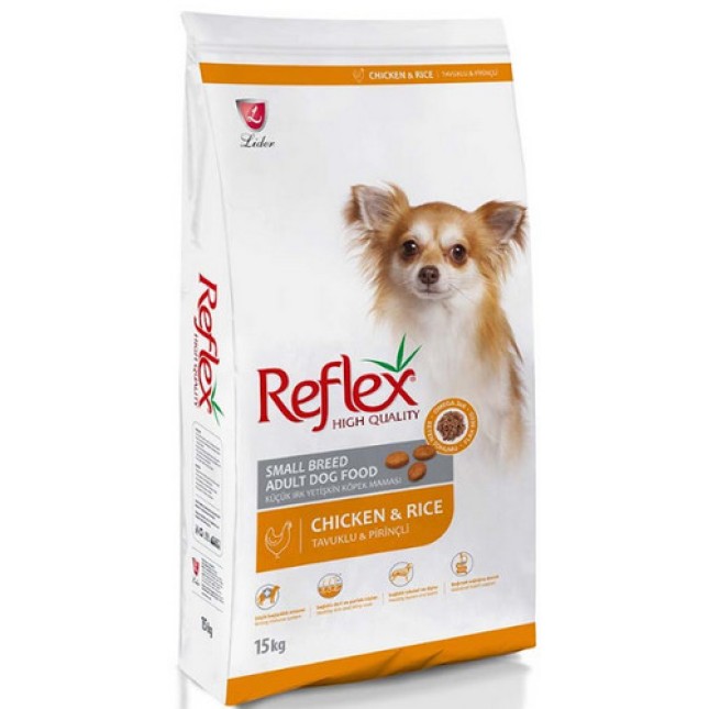 Lider Reflex Πλήρης τροφή για ενήλικες σκύλους μικρόσωμων φυλών (Κοτόπουλο) Lider Reflex Πλήρης τροφή για ενήλικες σκύλους μικρόσωμων φυλών (Κοτόπουλο)