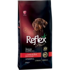 Lider Reflex plus τροφή για κουτάβια μεσαίων και μεγαλόσωμων φυλών, αρνί 15kg Lider Reflex plus τροφή για κουτάβια μεσαίων και μεγαλόσωμων φυλών, αρνί 15kg