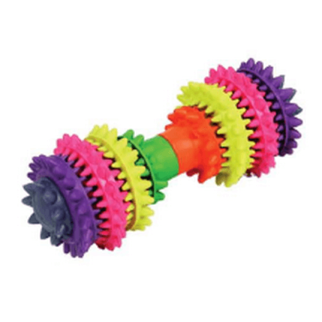 Beeztees παιχνίδι σκύλου rubber dental care dumbbell mint 14x6 Beeztees παιχνίδι σκύλου rubber dental care dumbbell mint 14x6