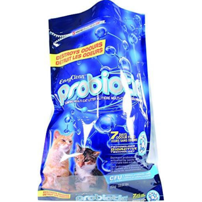 Pestell Easy Clean Clumping Probiotic Cat Litter 15kg