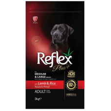 Lider Reflex plus τροφή για ενήλικες σκύλους μεσαίων και μεγαλόσωμων φυλών, αρνί 15kg