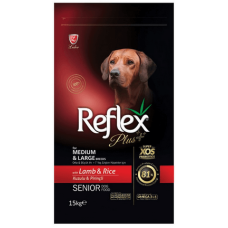 Lider Reflex plus medium/large για ηλικιωμένους σκύλους, αρνί 15kg