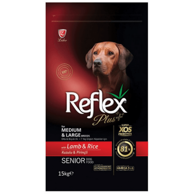 Lider Reflex plus τροφή για ηλικιωμένους σκύλους (αρνί) Lider Reflex plus τροφή για ηλικιωμένους σκύλους (αρνί)