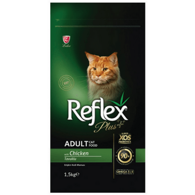 Lider Reflex plus τροφή για ενήλικες γάτες,κοτόπουλο