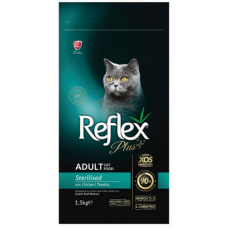 Lider Reflex plus τροφή για ενήλικες στειρωμένες γάτες, κοτόπουλο