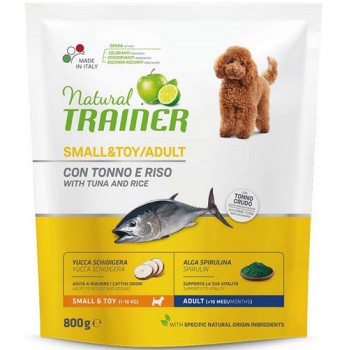 Natural Trainer για μικρόσωμους ενήλικους σκύλους με τόνο 800gr