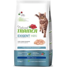 Natural Trainer για απαιτητικές ενήλικες γάτες με λευκά κρέατα 1,5kg Natural Trainer για απαιτητικές ενήλικες γάτες με λευκά κρέατα 1,5kg