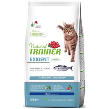 Natural Trainer για απαιτητικές ενήλικες γάτες με ψάρια ωκεανού 1,5kg Natural Trainer για απαιτητικές ενήλικες γάτες με ψάρια ωκεανού 1,5kg